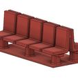 Platform Seats 1.JPG Model Railway Platform Seats Single and Double Sided