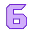6.stl Letters and Numbers ROBOCOP | Logo