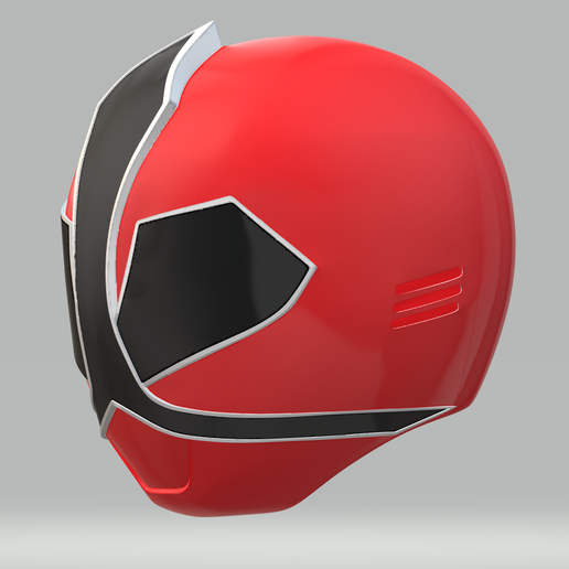 🗡️ Power Rangers Samurai Red Ranger Helmet・ STL File for 3D printing・Cults
