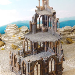 thingiverse-image.png Free STL file Gothic scifi ruin・3D print design to download, Terrain4Print