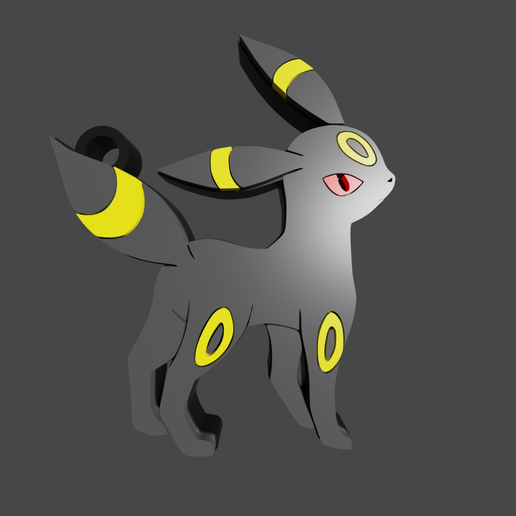 keychain umbreon/llavero umbreon 3D model
