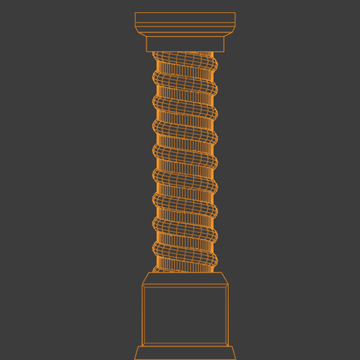 Pillars-005.png Fichier 3D gratuit Colonne/pilier de style fantaisiste (échelle 28 mm)・Modèle imprimable en 3D à télécharger, LordInvoker