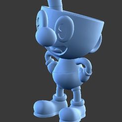 Cuphead01.jpg STL file CupHead・Template to download and 3D print