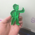 Capture d’écran 2016-12-14 à 16.18.03.png Free STL file Fallout 4 Vault Boy Cookie Cutter・3D printable model to download