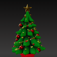 Christmas-Tree-3.png Набор 3D-моделей рождественской елки (4 шт.) - файлы STL и OBJ для 3D-печати и праздничного декора