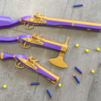 Reddit_2Post_2.png Файл 3D Флинтлок-мушкет Nerf Blaster (только файлы, V2-2)・Модель для загрузки и 3D печати