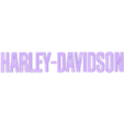 LETTRES HARLEY.stl Harley Davidson Logo