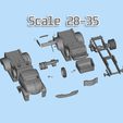 Scale_28_35.jpg 3D Printing Models Heavy Custom Hauler COE ratrod lowered truck