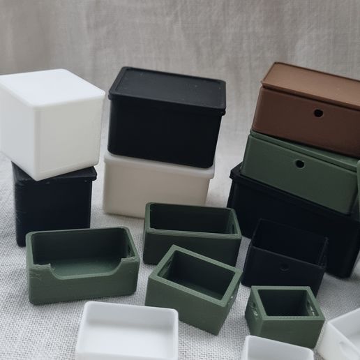 Boxes – 1:12 Scale Miniature Furniture