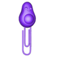 Avocado.stl Cute Paper Clip - Set of 5 Fun and Functional 3D Printable Clips