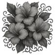 adesign-53.1.jpg Rouleau d'argile pour bouquets d'hibiscus - Texture gaufrée STL pour la poterie, l'argile polymère et le travail sur plaque