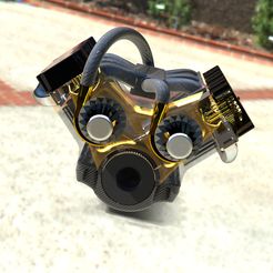 large-1.jpg Archivo STL MOTOR V6・Modelo imprimible en 3D para descargar