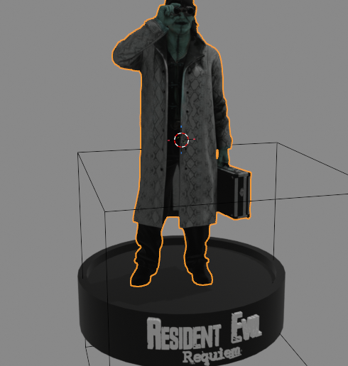 Victor Guideon - Survival Horror Villain - 3D Fanart Figure RE9