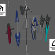 Armas-grupal.png Gundam Aerial Pack + weapons
