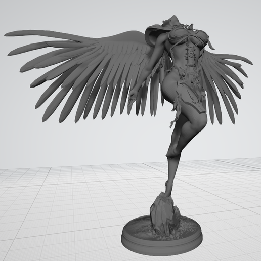 Statue of a living Saint 3D model