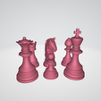 1.png Pièces d'échecs v2 - imprimable en 3d