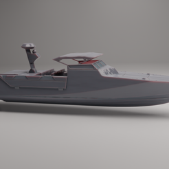 CCV-2.png STL file CCV Military Speed Boat (Full hull and waterline)・3D printing model to download