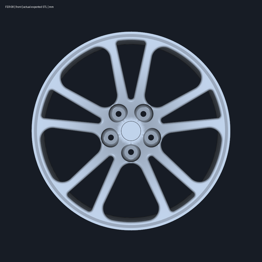Ferrari 430 Scuderia Speedline decorative reconstruction
