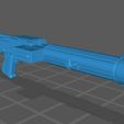 no_stock.jpg Star Wars DC15-S blaster rifle without stock from Revenge of the Sith on 1:12 1:6 and 1:1 scale
