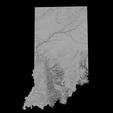 1.png Topographic Map of Indiana – 3D Terrain