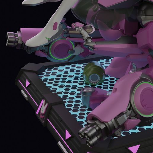👧 Overwatch - DVa・ 3D File for ・Cults