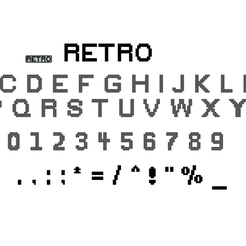 assembly1.png Буквы и цифры RETRO | Логотип