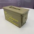 IMG_6674.jpg M2A1 .50 Cal Ammo Box — highly detailed 3D printable replica