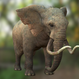 0_00001.png DOWNLOAD Elephant 3d model animated for blender-fbx-unity-maya-unreal-c4d-3ds max - 3D printing Elephant - Mammuthus - ELEPHANT