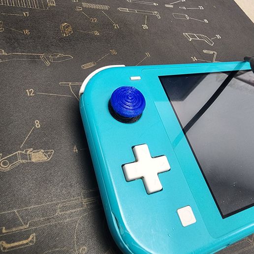 🔌 Nintendo Switch Lite Joycon Cover Pad Grip Rubber・ STL