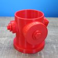 IMG_7772.jpg Fire Hydrant Pencil Cup Gift For Firefighter Fireman Desk Toy Organization Pen Holder Red Office Accessory Fathers Day Birthday Planter Cool