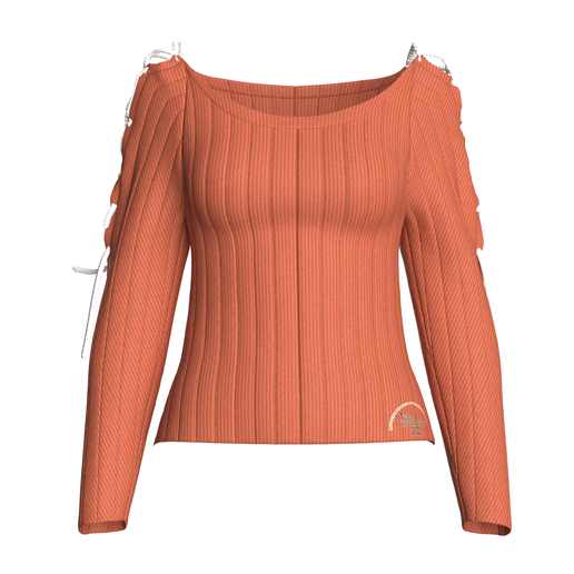 Girls Criss Cross Sweater  | Marvelous / Clo3d / obj / fbx
