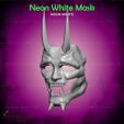 5.jpg White Mask from Neon White Game - Fan Art 3D print model