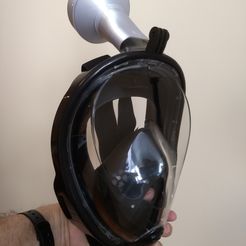 1- Decathlon.jpg Archivo STL gratis VMO DECATHLON ADAPTADOR DE MASCARILLA Y FILTRO FIT 3M - PROTECTOR 3D-IMPRESO - CORONAVIRUS COVID-19・Objeto de impresión 3D para descargar