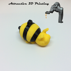 ABEILLE-PNG.png STL file BEE・3D printing template to download