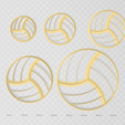Capture.png Clay Cutter STL File Large Volley Ball Trinket/Ornament  - Home Decor Digital File Download- 5 sizes and 2 Cutter Versions, cookie cutter