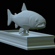 Rainbow-trout-statue-33.png fish rainbow trout / Oncorhynchus mykiss open mouth statue detailed texture for 3d printing