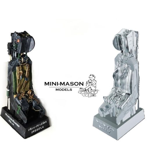 Martin Baker Mk.9 (Early) Ejection Seat 1:24 (scalable) For SEPECAT Jaguar GR1/GR1a