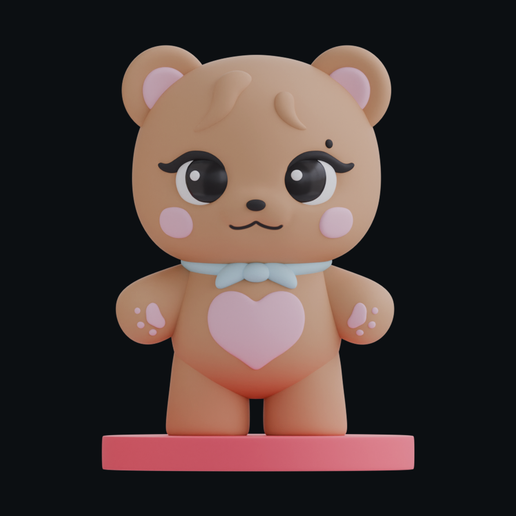 🐻 BLACKPINK GOMDEUKI KPOP・ STL File for 3D printing・Cults
