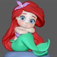1.jpg 3D-Datei ARIEL BABY LITTLE MERMAID PRINCESS DISNEY CHARACTER CUTE 3D-Druck Modell・Design für den 3D-Druck zum Herunterladen