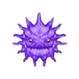 pol_3.OBJ Solar Mask Resizable ArtToy -3d printable files