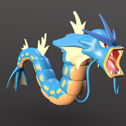 ,.png Archivo 3D POKEMON - GYARADOS・Design para impresora 3D para descargar