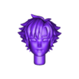 kiritsugu.stl Anime Head Bit for Miniature Wargames Pack 21