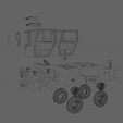 Tug-28.png TUG FT40E aircraft tow tractor scale model HO, 1:64, 1:72, 1:87, 1:60, 1-76 assembly kit