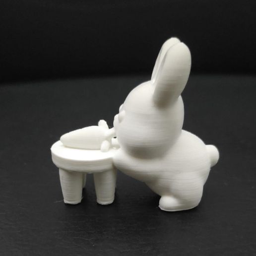 Cod2052-Bunny-Picking-Up-Carrot-6.jpeg 3D file Bunny Picking Up Carrot・3D printable model to download, Usagipan3DStudios