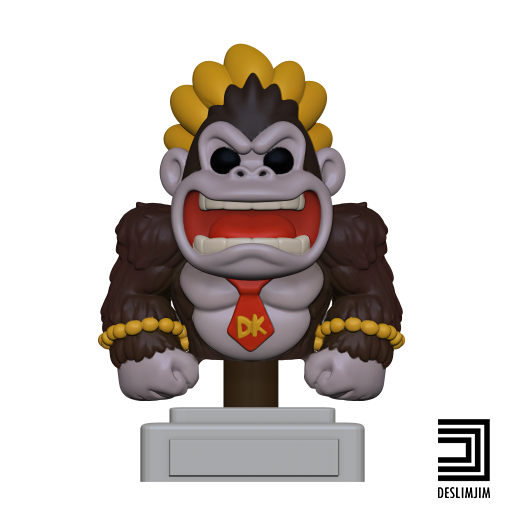 👤 Donkey Kong Bananza BUST Nintendo Switch・ 3D File for 3D