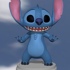 Stitch - Download Free 3D model by AlmondFeather (@almondfeather