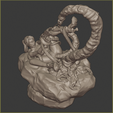 1.png STL file Samus Aran vs. Spine Crawler・3D printable model to download
