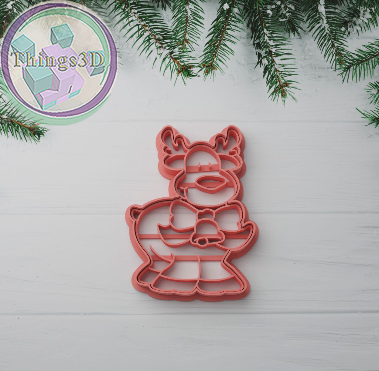 Stl File Rudolph Cookie Cutter・3d Printer Model To Download・cults