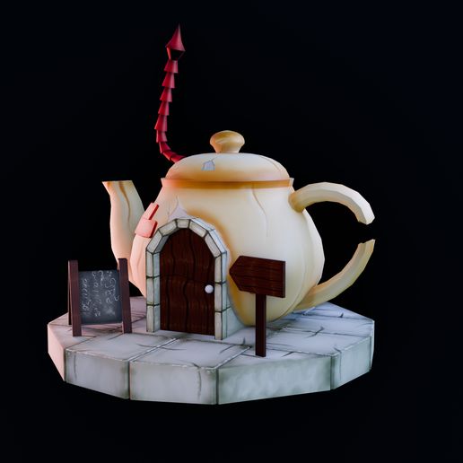 Stylized Teapot House