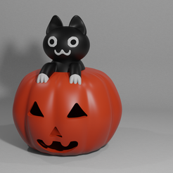 halloween-cat-pot-close.png Halloween cat pot (pumpkin)